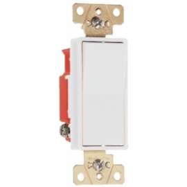 20A WHT 3WY Deco Switch