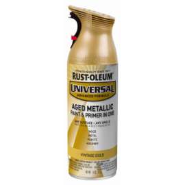 11OZ Vint GLD Met Spray