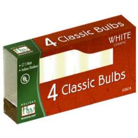 HW4PKWHT Cera Cand Bulb