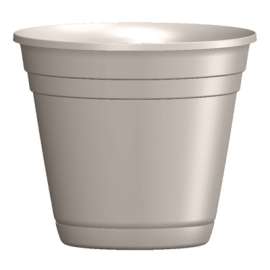 8" Taupe Riverl Planter