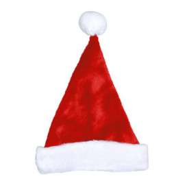 17" RED Plush Santa Hat