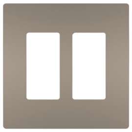 NI 2G Plas Wall Plate