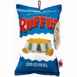 8" Ruffus Chips Dog Toy
