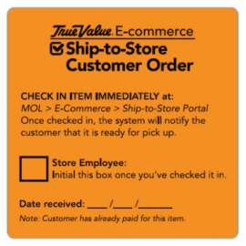 ORG E-Comm Labels