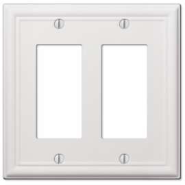 2R WHT Wall Plate