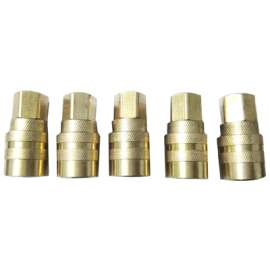 MM 5PK 1/4" I/M Coupler