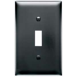 BLK 1G Nyl Wall Plate