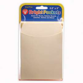 Hygloss Bright Pockets, 3.5" x 5", pack of 40