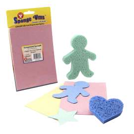 Sponge Ums, 5" x 7", 4 shts (Cellulose Sponge)