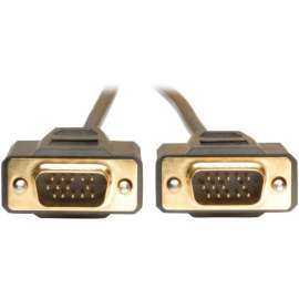 Tripp Lite, Pro Av Tripp Lite 6ft VGA Monitor Gold Cable Molded Shielded HD15 M/M 6', HD-15 Male, HD-15 Male, 6ft