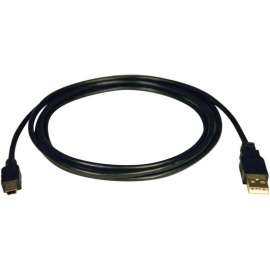 Tripp Lite 6ft USB 2.0 Hi-Speed A to Mini-B Cable A to 5Pin Mini-B, M/M, (A to 5Pin Mini-B M/M) 6-ft.