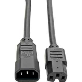 Tripp Lite 6ft Computer Power Cord Cable C14 to C15 Heavy Duty 16A 14AWG 6', 15A, 14AWG (IEC-320-C14 to IEC-320-C15) 6-ft."