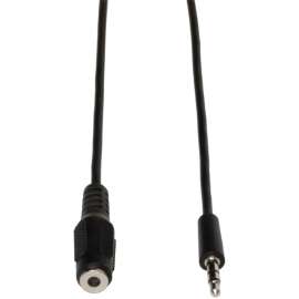 Tripp Lite 3.5mm Mini Stereo Audio Extension Cable for Speakers and Headphones, (M/F), 10-ft.