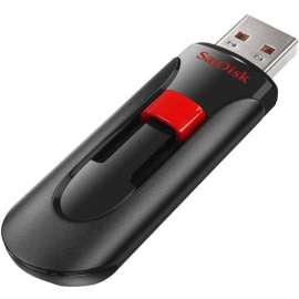 SanDisk Cruzer Glide USB Flash Drive 64GB, 64 GB, USB 2.0, 2 Year Warranty