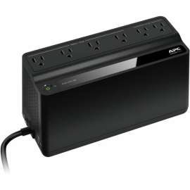 APC by Schneider Electric Back, UPS, 6 Outlets, 425VA, 120V, Tower, 8 Hour Recharge, 3 Minute Stand-by