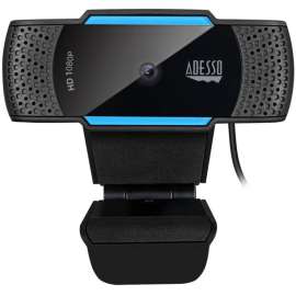 Adesso Cybertrack H5, 1080P Auto focus high resolution desktop webcam with H.264 data compression, 1080P Auto-focus High Definition, H.264 Advanced Video Compression, 2.1 Megapixel CMOS sensor