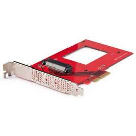 U.3 to PCIe Adapter Card, PCIe 4.0 x4 Adapter For 2.5" U.3 NVMe SSDs, SFF-TA-1001 PCI Express Add-in Card, TAA Compliant - Install a 2.5inch U.3 NVMe SSD into a desktop/server using an a PCIe 4.0 x4, x8, or x16 slot; Not compatible with