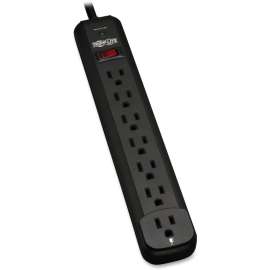 Tripp Lite Surge Protector Power Strip 120V 7 Outlet 12' Cord 1080 Joule Black, 7 x NEMA 5-15R, 1800 VA, 1080 J, 120 V AC Input