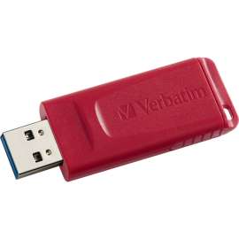 Verbatim 64GB Store 'n' Go USB Flash Drive, Red, 64GB, Red