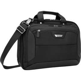 Targus Corporate Traveler CUCT02UA14S Carrying Case (Briefcase) for 14" Notebook, Tablet, Black, Drop Resistant, Shock Absorbing, Wear Resistant, Water Resistant, Impact Resistant, Ballistic Nylon Body, Checkpoint Friendly