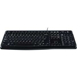 Logitech K120 Plug-and-Play USB Keyboard, Cable Connectivity, USB Interface, Rugged, English