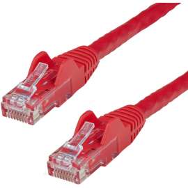StarTech.com 3ft CAT6 Ethernet Cable, Red Snagless Gigabit, 100W PoE UTP 650MHz Category 6 Patch Cord UL Certified Wiring/TIA, 3ft Red CAT6 Ethernet cable delivers Multi Gigabit 1/2.5/5Gbps & 10Gbps up to 160ft, 650MHz