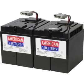 American Battery ABC UPS Replacement Battery RBC 55, 18000 mAh, 12 V DC, Lead Acid, Hot Swappable