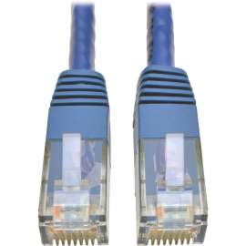 Tripp Lite 3ft Cat6 Gigabit Molded Patch Cable RJ45 M/M 550MHz 24 AWG Blue, Category 6 for Network Device, Router, Modem, Blu-ray Player, Printer, Computer, 128 MB/s, Patch Cable, 3 ft