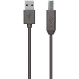 Belkin USB Data Transfer Cable, 9.84 ft USB Data Transfer Cable, First End: USB 2.0 Type A, Second End: USB Type B, Black