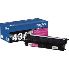 Brother TN436M Original Laser Toner Cartridge, Magenta, 1 Each, 6500 Pages