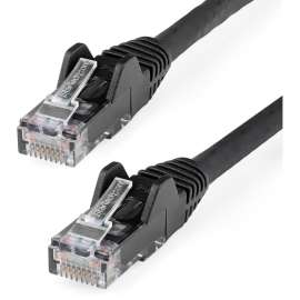 StarTech.com 6in CAT6 Ethernet Cable, Black Snagless Gigabit, 100W PoE UTP 650MHz Category 6 Patch Cord UL Certified Wiring/TIA, 6in Black CAT6 Ethernet cable delivers Multi Gigabit 1/2.5/5Gbps & 10Gbps up to 160ft, 650MHz