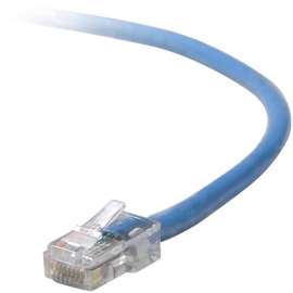Belkin Cat. 5E UTP Patch Cable, RJ-45 Male, RJ-45 Male, 10ft, Blue