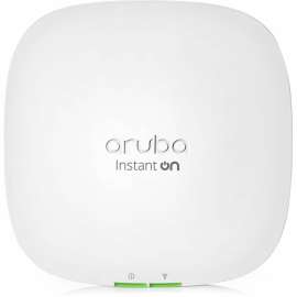HP Aruba Instant On AP22 802.11ax 1.66 Gbit/s Wireless Access Point, 2.40 GHz, 5 GHz, MIMO Technology, 1 x Network (RJ-45), Gigabit Ethernet