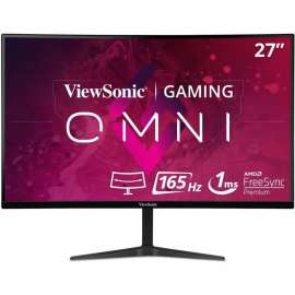 ViewSonic OMNI VX2718-PC-MHD 27 Inch Curved 1080p 1ms 165Hz Gaming Monitor with FreeSync Premium, Eye Care, HDMI and Display Port - OMNI VX2718-PC-MHD - 27 Inch Curved 1080p 1ms 165Hz Gaming Monitor with Adaptive Sync - 250 cd/m - 27"