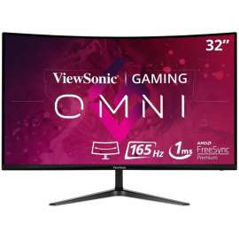 ViewSonic OMNI VX3218-PC-MHD 32 Inch Curved 1080p 1ms 165Hz Gaming Monitor with FreeSync Premium, Eye Care, HDMI and Display Port - OMNI VX3218-PC-MHD - 32 Inch Curved 1080p 1ms 165Hz Gaming Monitor with Adaptive Sync - 300 cd/m - 32"