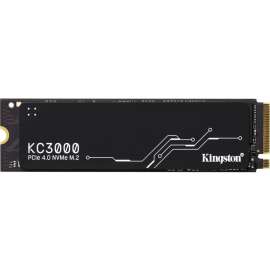 Kingston KC3000 512 GB Solid State Drive, M.2 2280 Internal, PCI Express NVMe (PCI Express NVMe 4.0 x4), Desktop PC, Notebook Device Supported, 400 TB TBW
