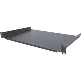 StarTech.com 1U Server Rack Cabinet Shelf, Fixed 12" Deep Cantilever Rackmount Tray for 19" Data/AV/Network Enclosure w/cage nuts, screws, 1U 19in server rack cabinet shelf 12in deep, EIA/ECA-310 Cantilever tray w/universal fit in Data/Network enclosures 