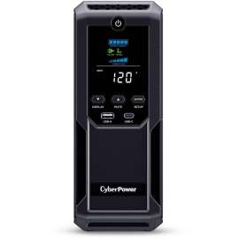 CyberPower Intelligent LCD UPS CP1500AVRLCD3 1500VA Mini-tower UPS, Mini-tower, AVR, 8 Hour Recharge, 3 Minute Stand-by