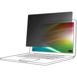 3M Bright Screen Privacy Filter for 13.3in Laptop, 16:10, BP133W1B - For 13.3" Widescreen LCD 2 in 1 Notebook - 16:10 - Scratch Resistant, Fingerprint Resistant - Anti-glare