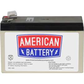 American Battery ABC RBC17 Replacement Battery Cartridge #17, 12V DC, Maintenance-free Sealed Lead Acid Hot-swappable