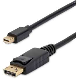 StarTech.com 10ft (3m) Mini DisplayPort to DisplayPort 1.2 Cable, 4K x 2K mDP to DisplayPort Adapter Cable, Mini DP to DP Cable
