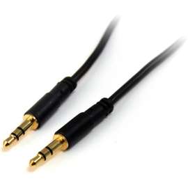 StarTech.com 3 ft Slim 3.5mm Stereo Audio Cable