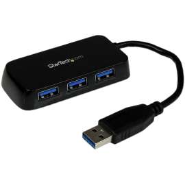 StarTech.com Portable 4 Port SuperSpeed Mini USB 3.0 Hub