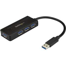 StarTech.com 4 Port USB 3.0 Hub SuperSpeed 5Gbps w/ Fast Charge