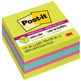 3M Post-it Super Sticky Notes Cubes