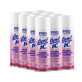 Lysol IC Foaming Disinfectant Aerosol Spray, 24 oz. Capacity, Pack of 12