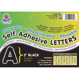 Pacon Colored Self-Adhesive Removable Letters