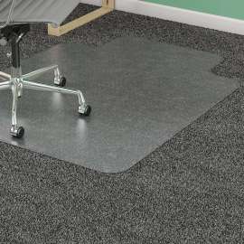 Lorell PlushMat Wide Lip Chairmat