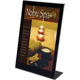 Deflecto Superior Image Slanted Standup Sign Hldr