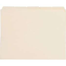 Bus. Source 1/5 Cut Tab Manila File Folders